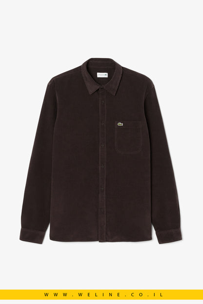חולצת קורדורוי לגברים – Lacoste Regular Fit