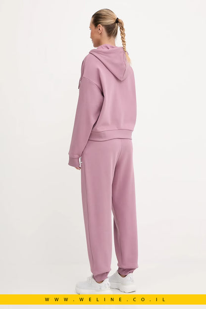 חליפת טרנינג לנשים EA7 Emporio Armani – ורוד | Armani Sustainability Values