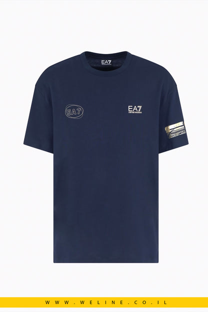 חולצת טי גרפית לנשים מבית EA7 Emporio Armani