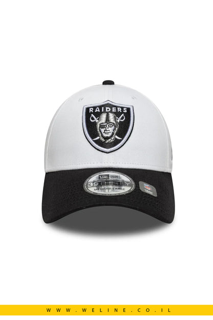כובע New Era Las Vegas Raiders 39THIRTY Stretch Fit – לבן | NFL Official