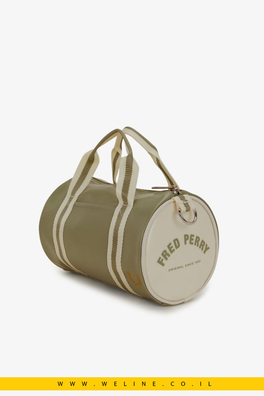 תיק קלאסי קטן בסגנון Barrel – Fred Perry