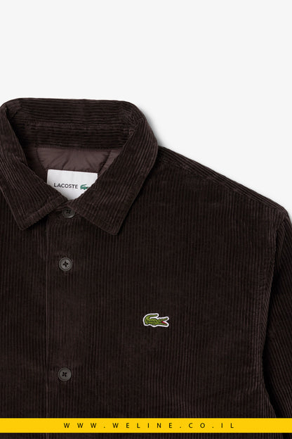אוברשירט קורדרוי אוברסייז לגברים Lacoste – חום