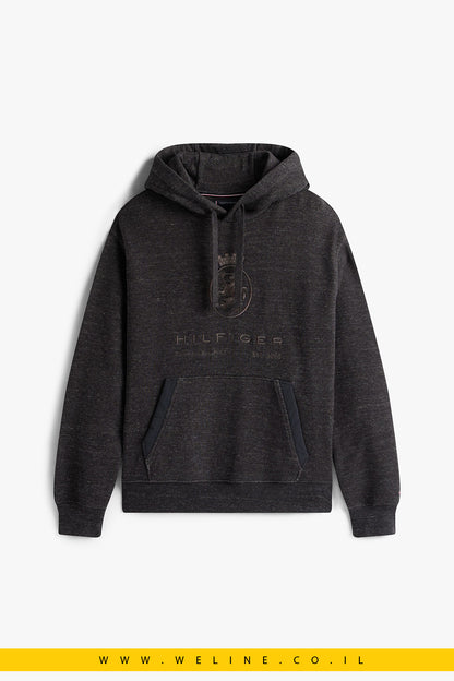 קפוצ'ון גברים Tommy Hilfiger Varsity Crest – גזרת Relaxed