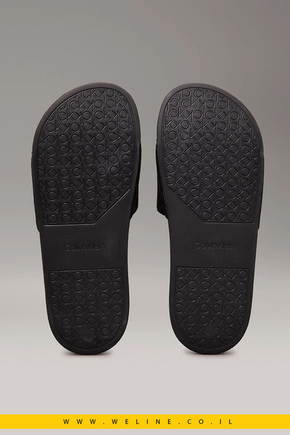 כפכפי נשים Calvin Klein – דגם Logo Jacquard Sliders