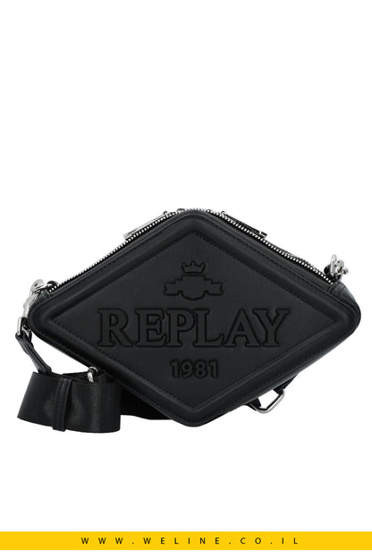 תיק כתף לנשים Replay – שחור