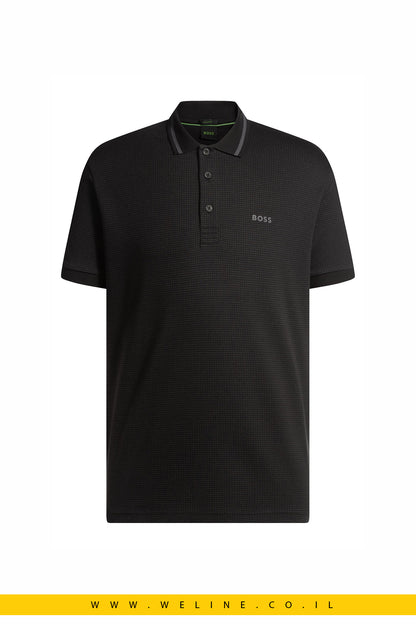 חולצת פולו מבד ג'קארד כותנה – PADDY POLO SHIRT