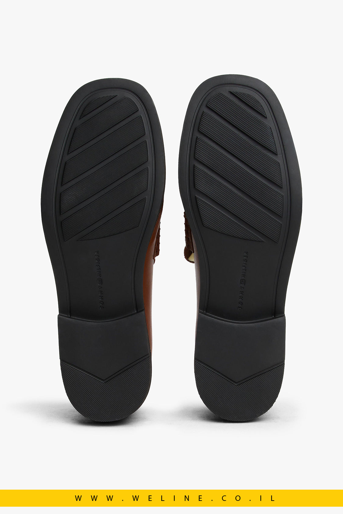 לופרס מעור עם חרטום מרובע – Leather Square Toe Loafers