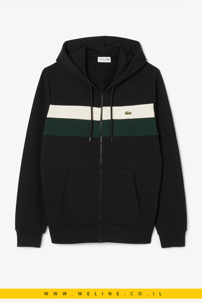 קפוצ'ון רוכסן Colour-Block לגברים Lacoste
