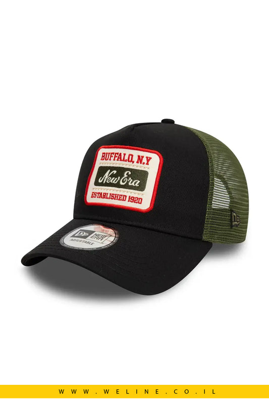 ניו ארה כובע רשת – NEW ERA New Era Patch Black 9FORTY A-Frame Trucker Adjustable Cap