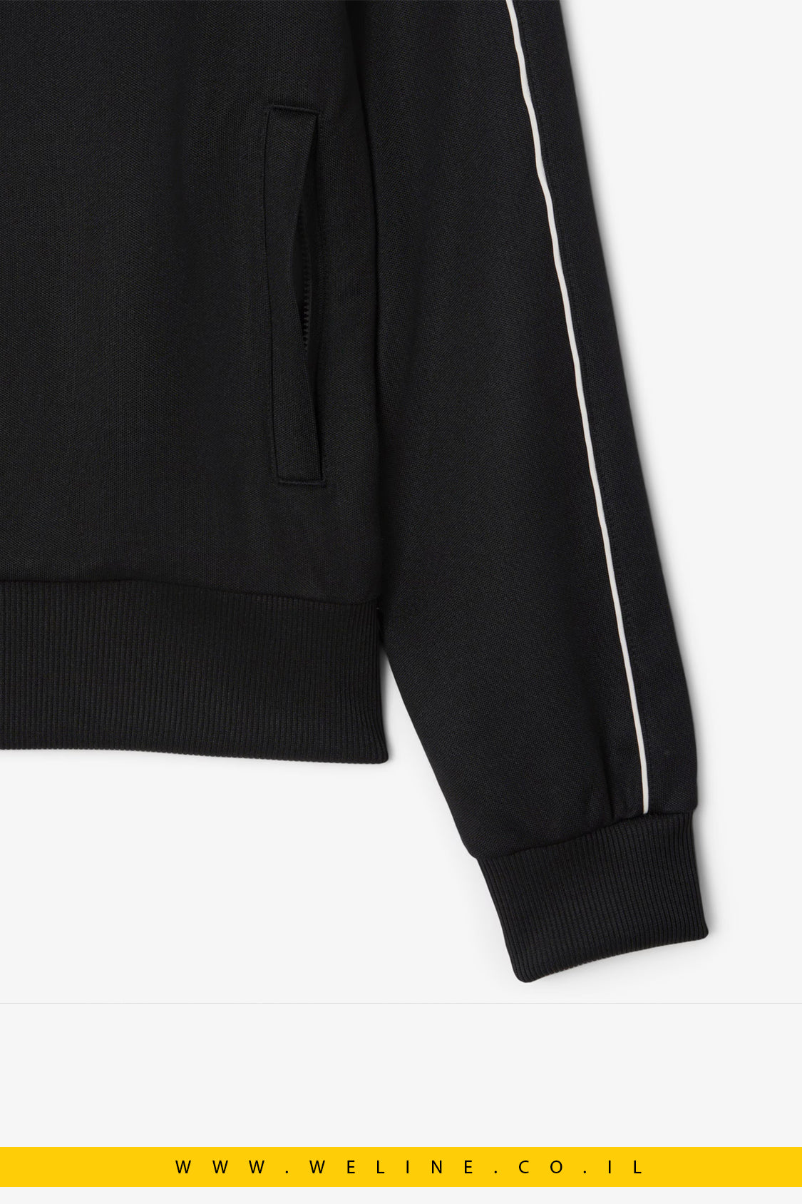 ג’קט ספורט Paris Piqué Zip Front לגברים Lacoste
