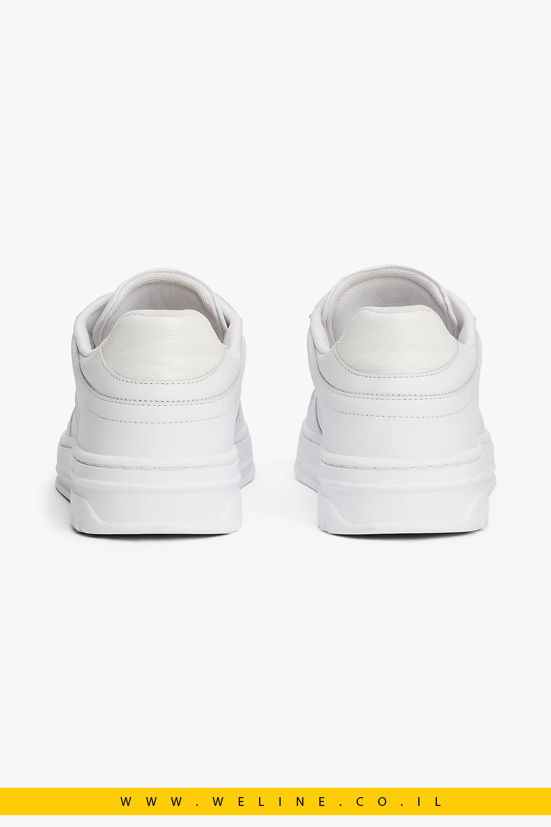 נעלי סניקרס עור לנשים Tommy Hilfiger – Leather Cupsole Trainers