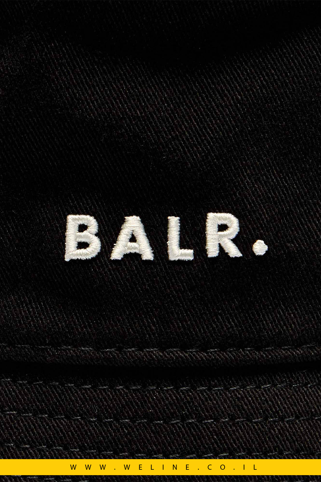 כובע כותנה שחור – דגם קלאסי מבית BALR.