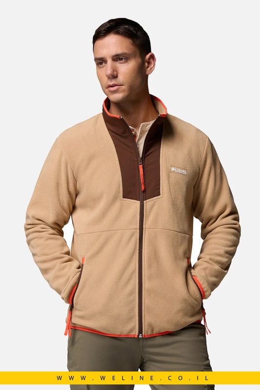 מעיל מיקרו־פליס לגברים – Sequoia Grove Full Zip בצבע Canoe/Tobacco
