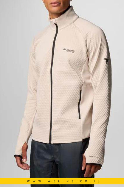 מעיל פליס לגברים - Crystal Leaf Omni-Heat Helix Full Zip