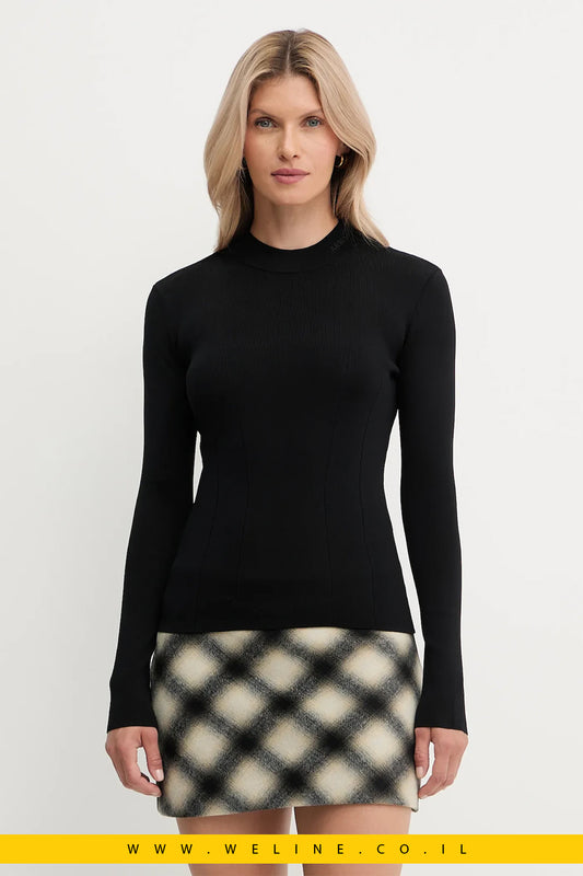 סוודר נשים קל בצבע שחור – Armani Exchange