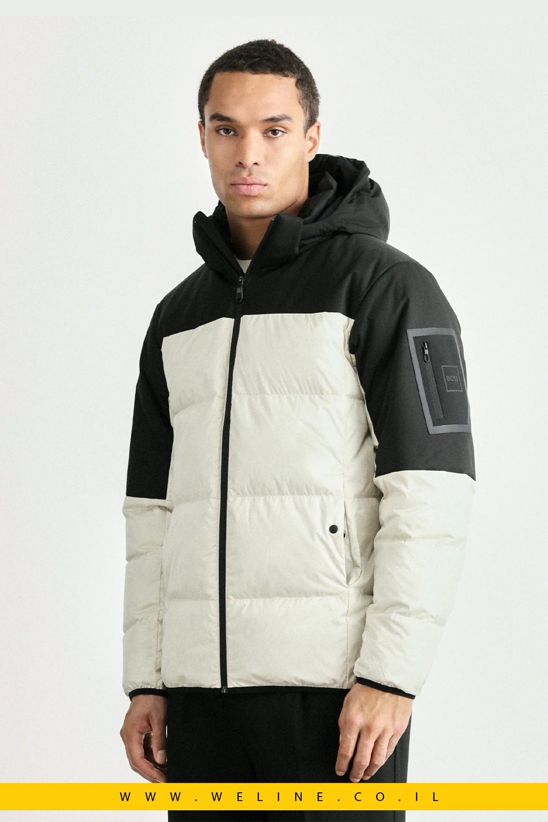 מעיל פוך לגברים – BOSS BLOCK Down Jacket