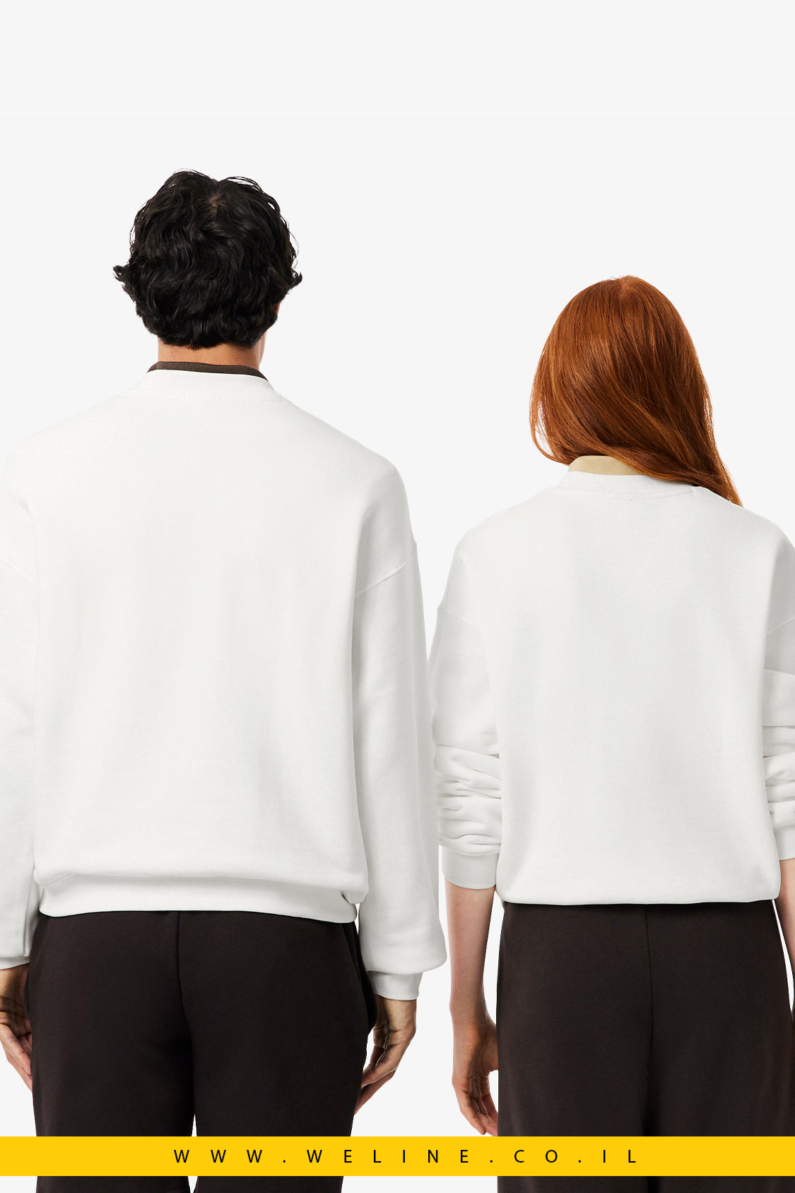 Unisex Loose Fit Heavy Fleece Sweatshirt – Lacoste