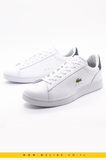 נעלי סניקרס עור לגברים Lacoste