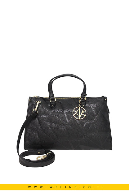 תיק יד לנשים עם לוגו קדמי – Armani Exchange