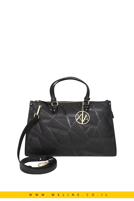 תיק יד לנשים עם לוגו קדמי – Armani Exchange
