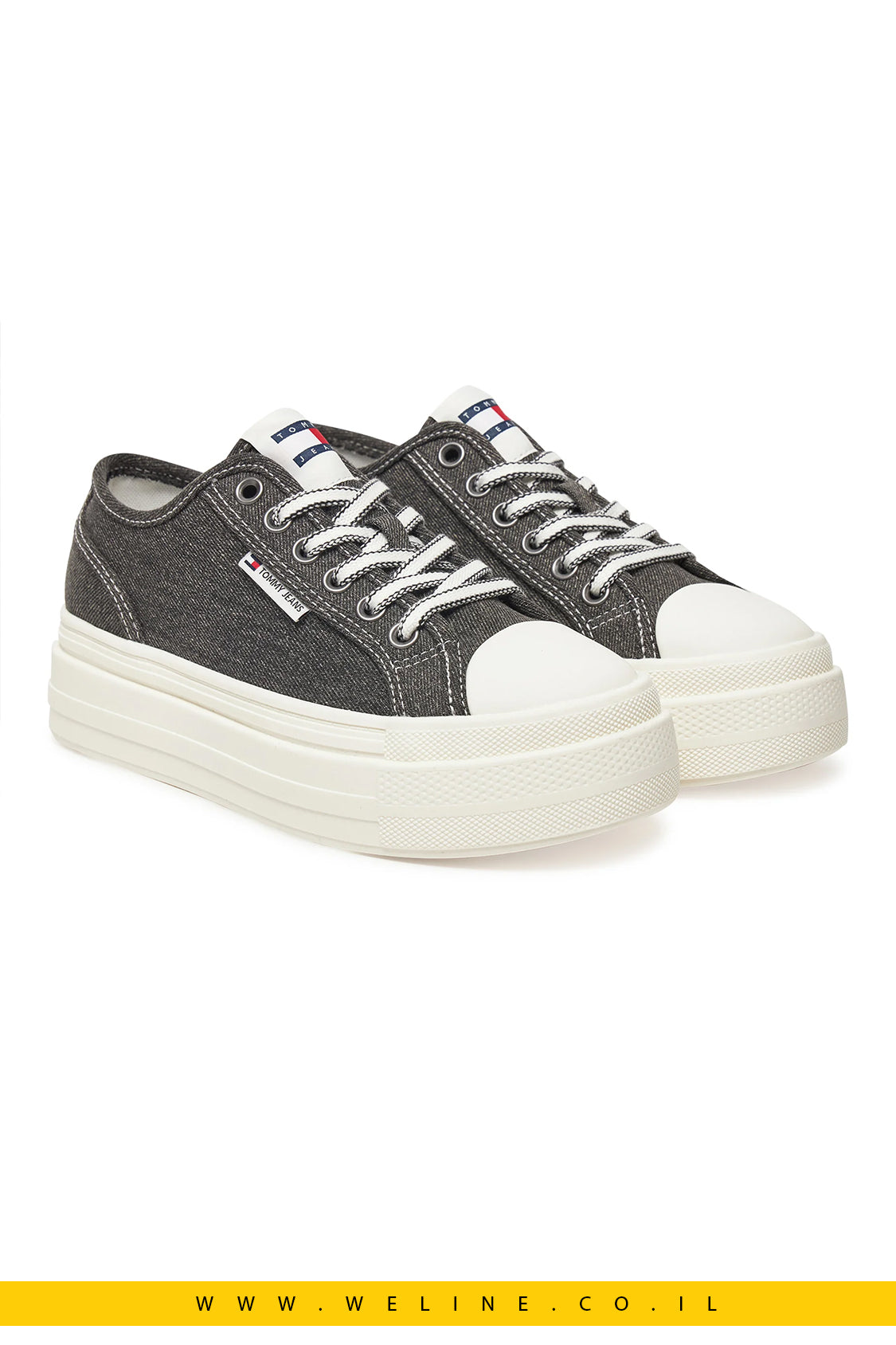 נעלי סניקרס לנשים Tommy Jeans דגם TJW Foxing Flatform