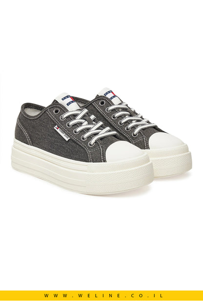 נעלי סניקרס לנשים Tommy Jeans דגם TJW Foxing Flatform