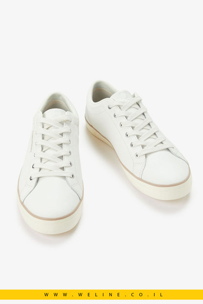 נעלי עור מרקם בסגנון טניס קלאסי לגברים – Baseline Leather