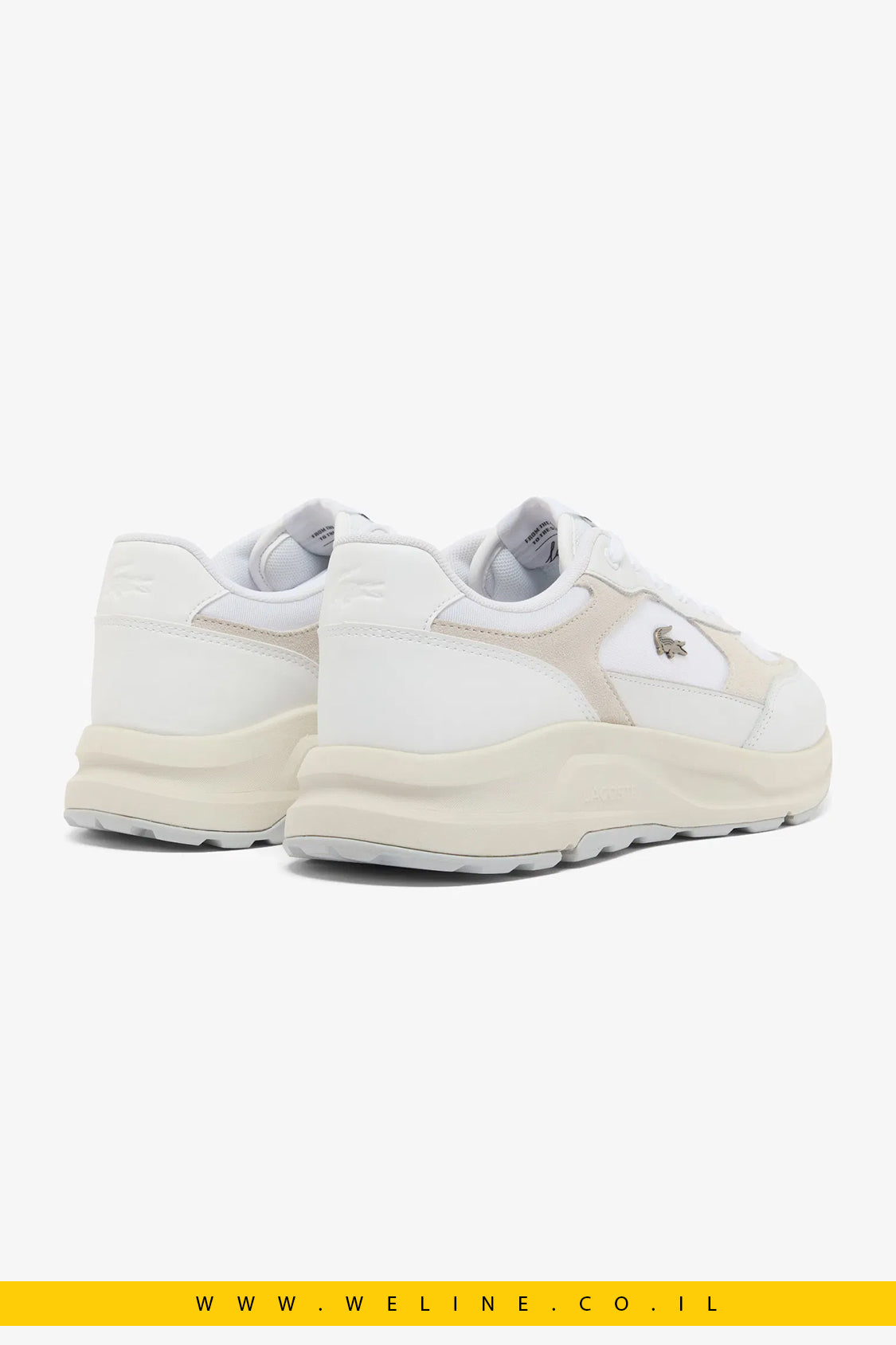 נעלי סניקרס גברים Lacoste Run Set – זמש