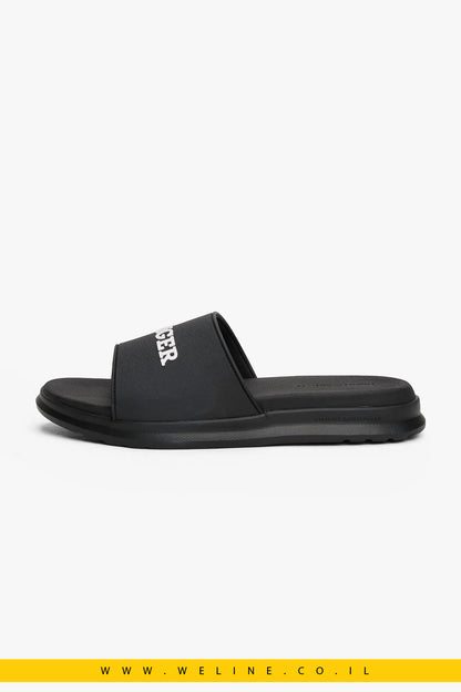 כפכפי בריכה Textured Logo מבית Tommy Hilfiger