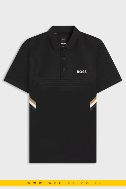 חולצת פולו ספורטיבית לגברים | BOSS PAULE TOC