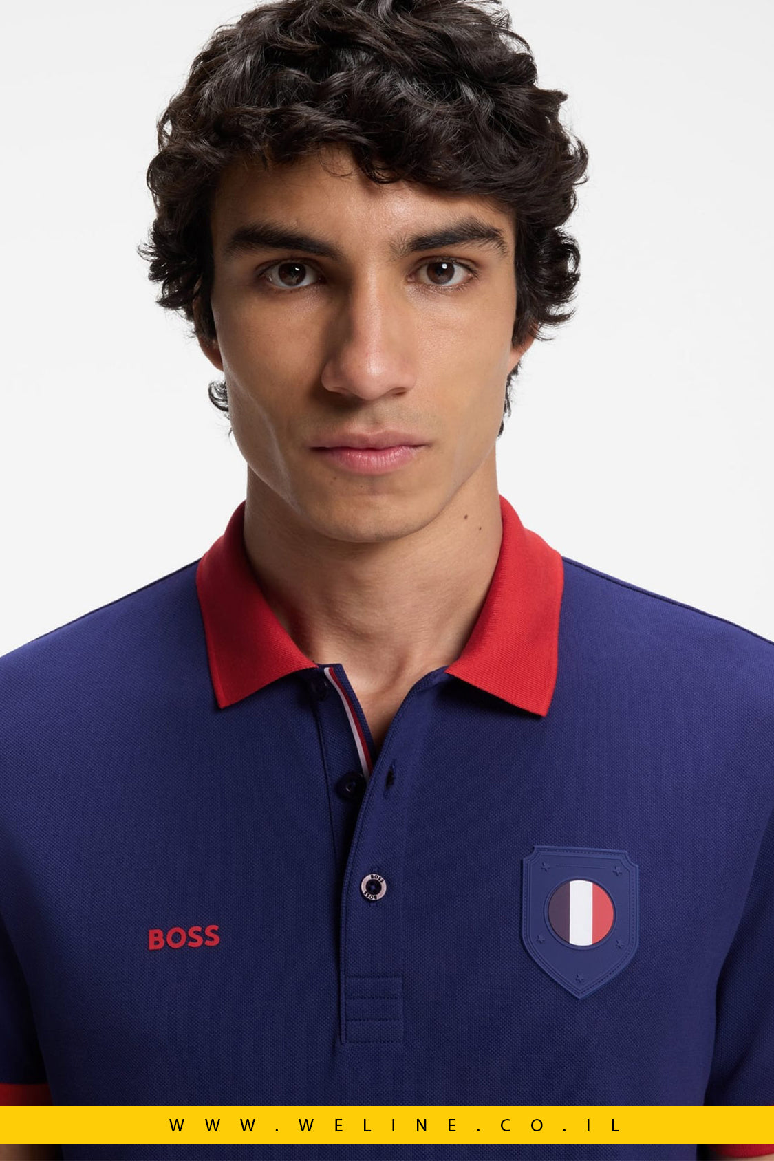 חולצת פולו גברים BOSS Paddy Polo Shirt France – Regular Fit