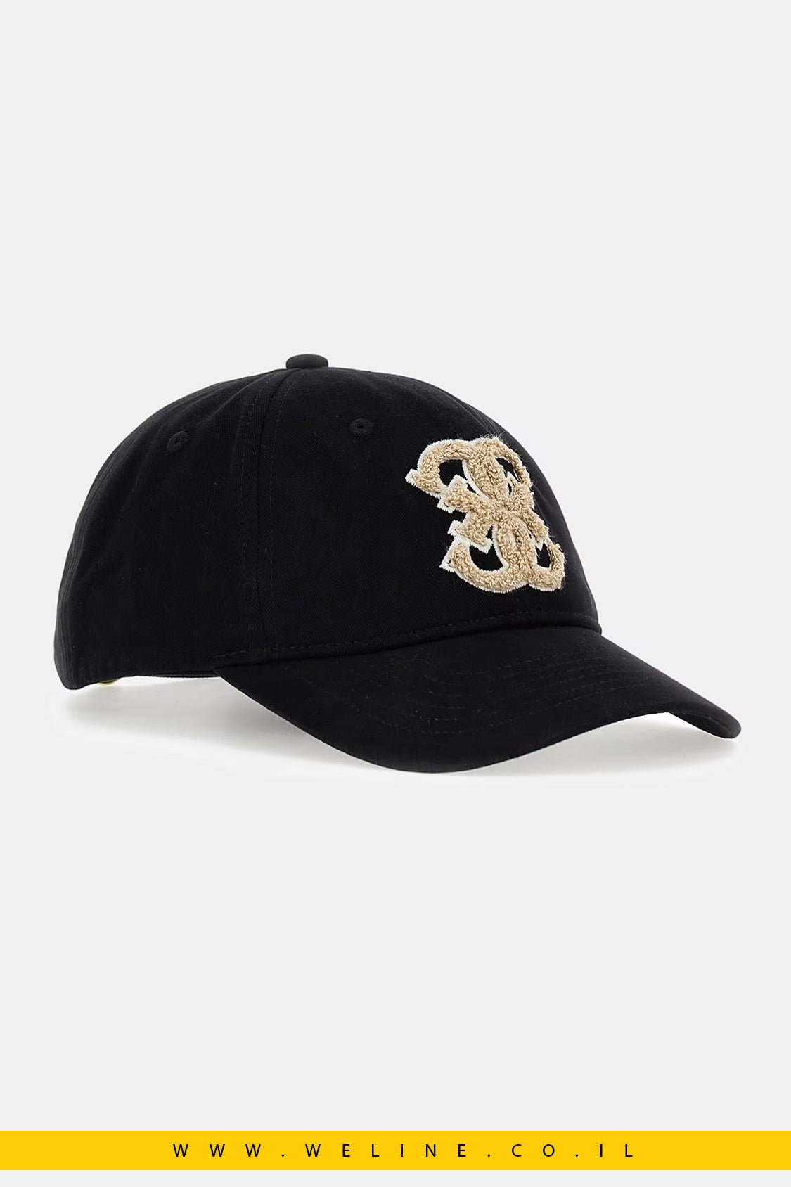 כובע בייסבול 4G Logo לנשים – כותנה עם לוגו מגבת | GUESS - WELINE.CO.IL
