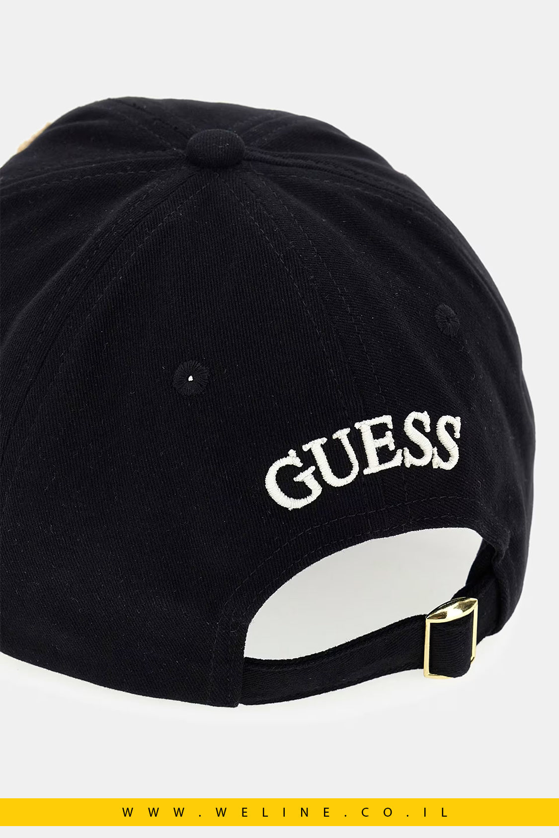 כובע בייסבול 4G Logo לנשים – כותנה עם לוגו מגבת | GUESS - WELINE.CO.IL
