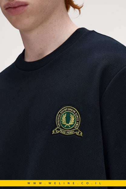 סווטשירט לגברים Tennis Badge – כחול