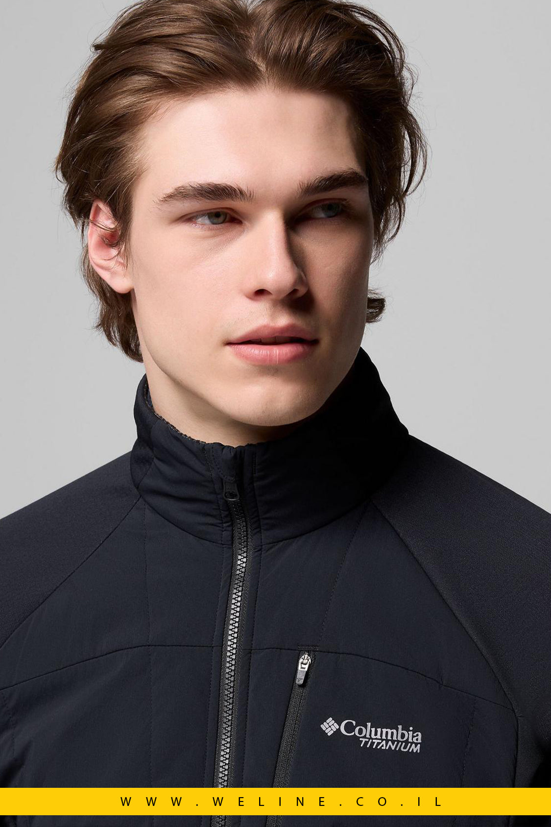 ג׳קט פליס היברידי Titanium collection – Arctic Crest™ Hybrid Technical Fleece לגברים