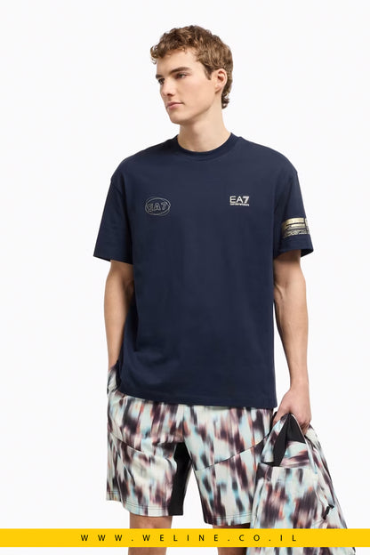 חולצת טי גרפית לנשים מבית EA7 Emporio Armani