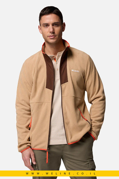 מעיל מיקרו־פליס לגברים – Sequoia Grove Full Zip בצבע Canoe/Tobacco