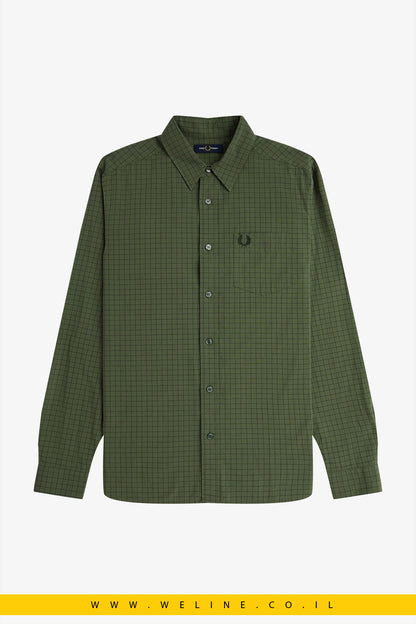 חולצת משבצות Grid Check מבית Fred Perry
