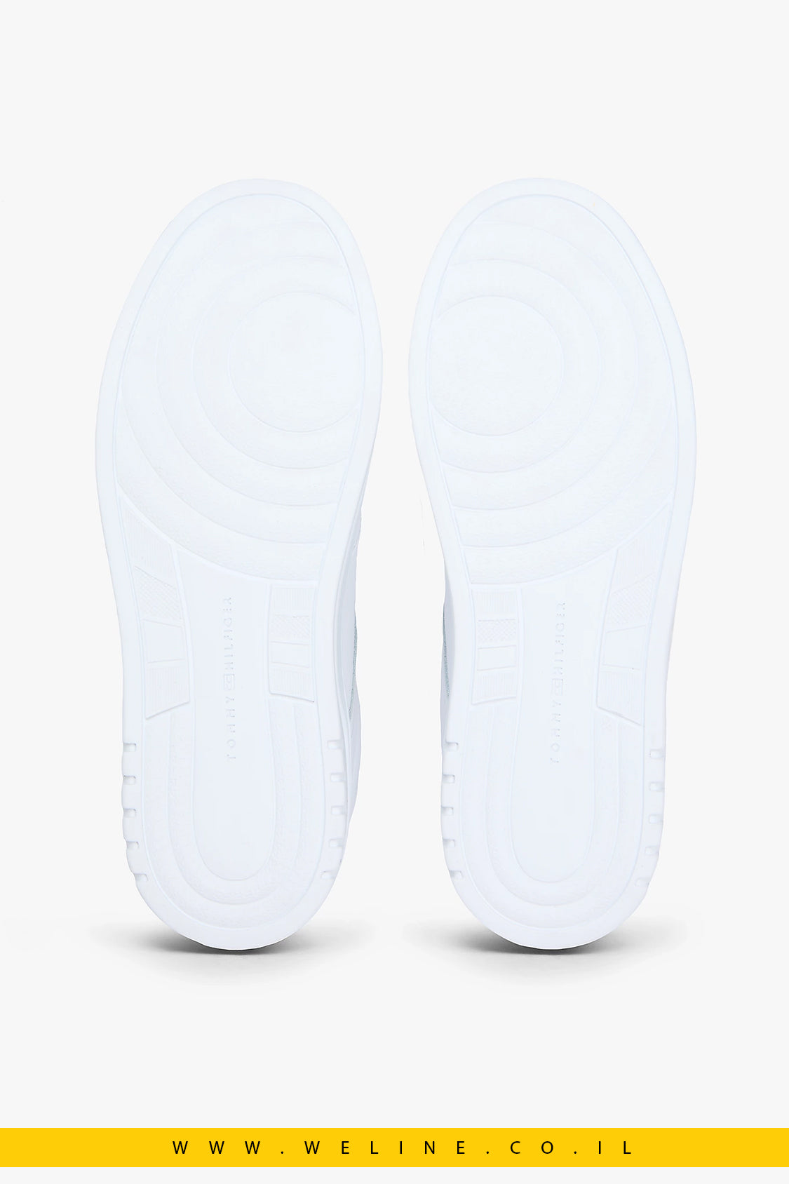 סניקרס עור Tommy Hilfiger TH Monogram Leather Cupsole Trainers White