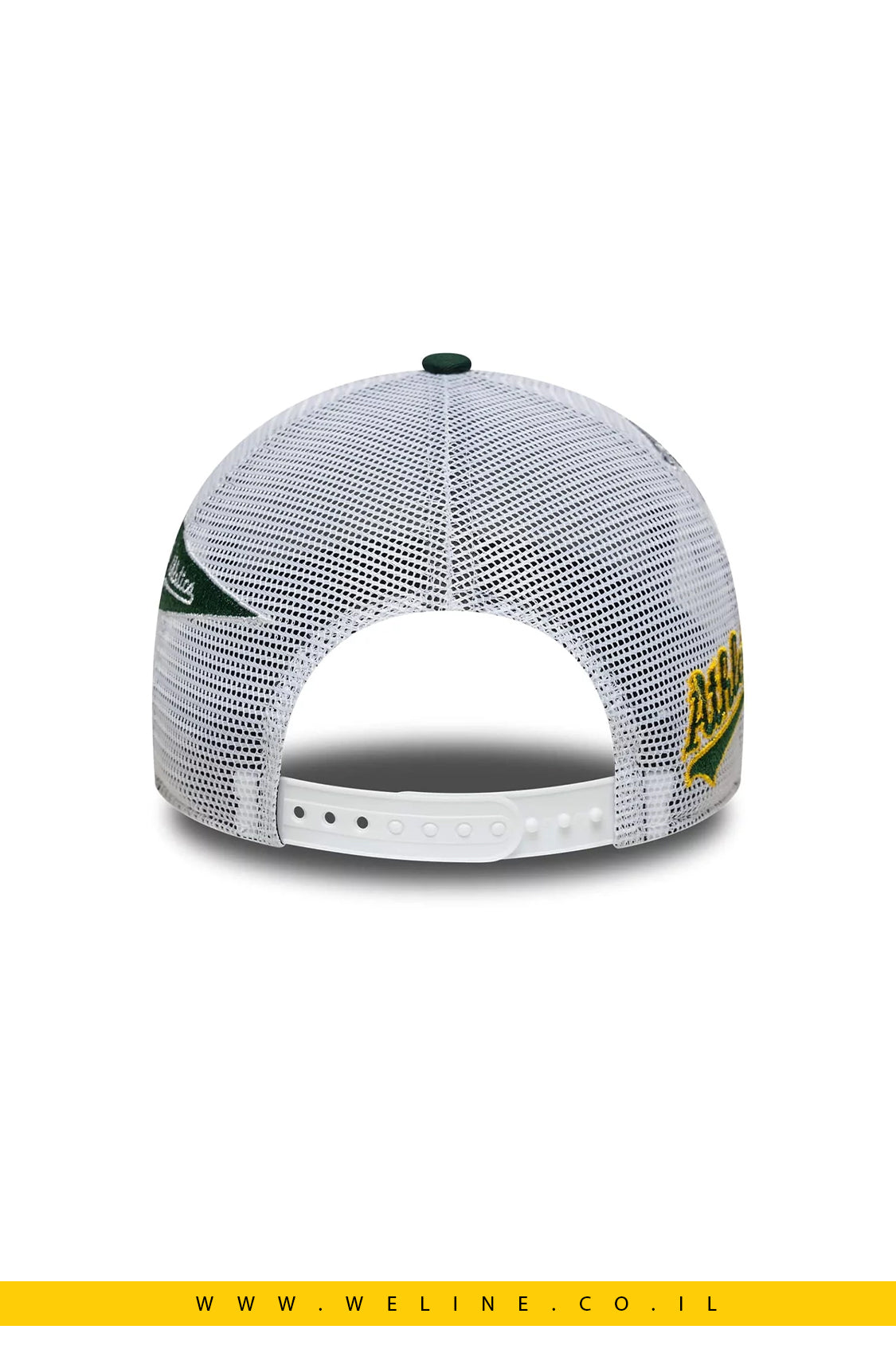 כובע New Era 9FORTY A-Frame Trucker MLB Multi Patch Oakland Athletics – ירוק | יוניסקס