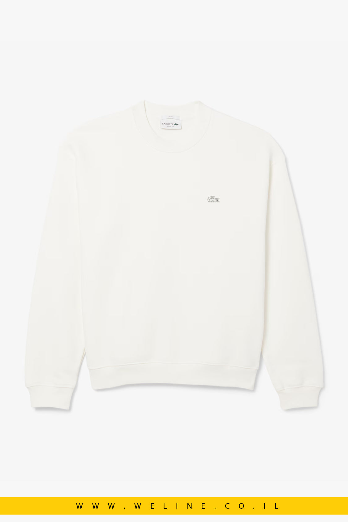 Unisex Loose Fit Heavy Fleece Sweatshirt – Lacoste