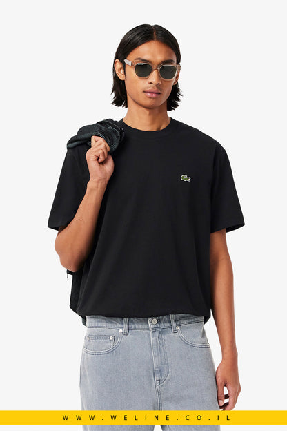 חולצת טי קלאסית לגברים מכותנה – Lacoste