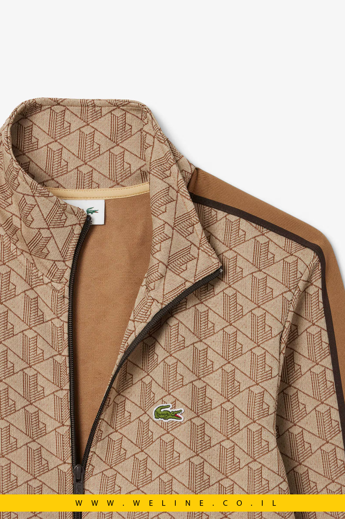 ג’קט ספורט Paris Zip-Up Jacquard לגברים Lacoste