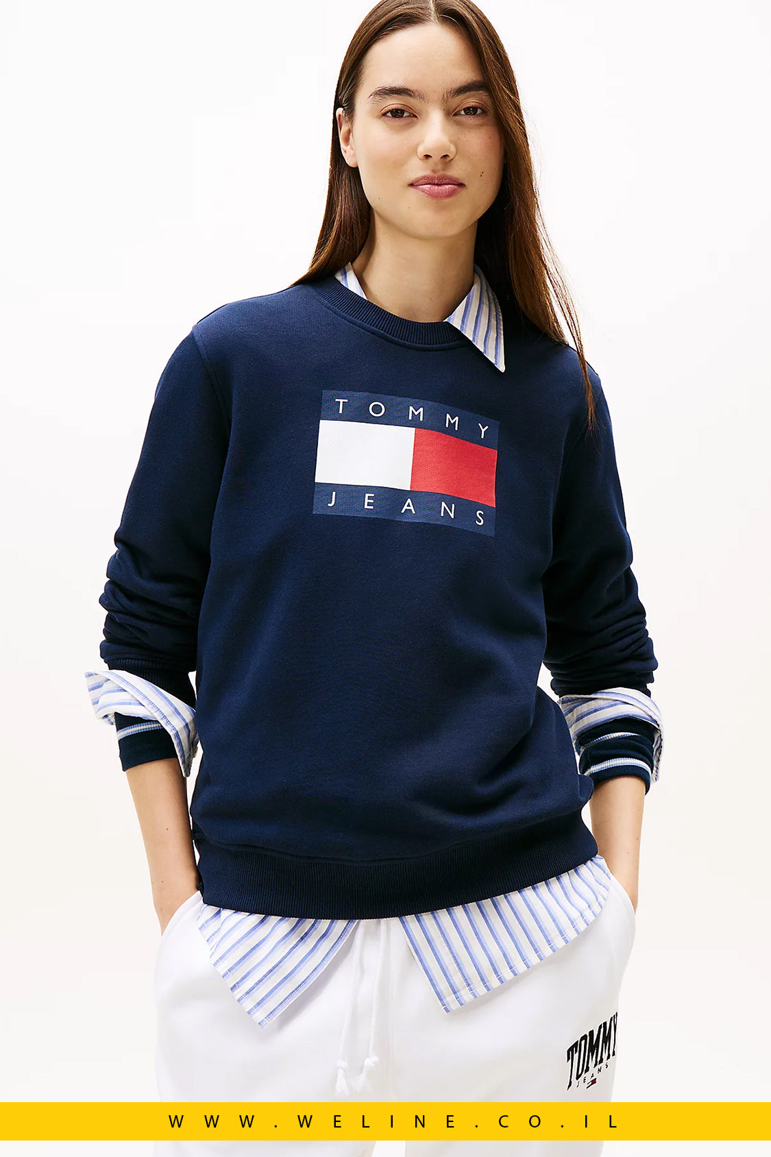 סווטשירט נשים עם לוגו טונאלי – Tommy Jeans