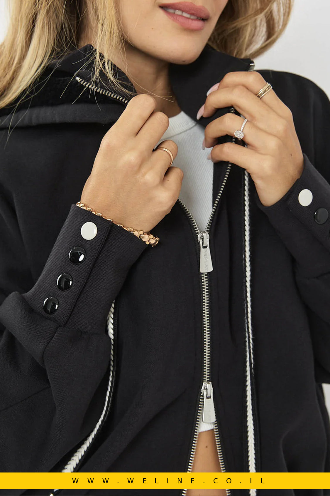 חליפת טריננג בצבע שחור לנשים REPLAY