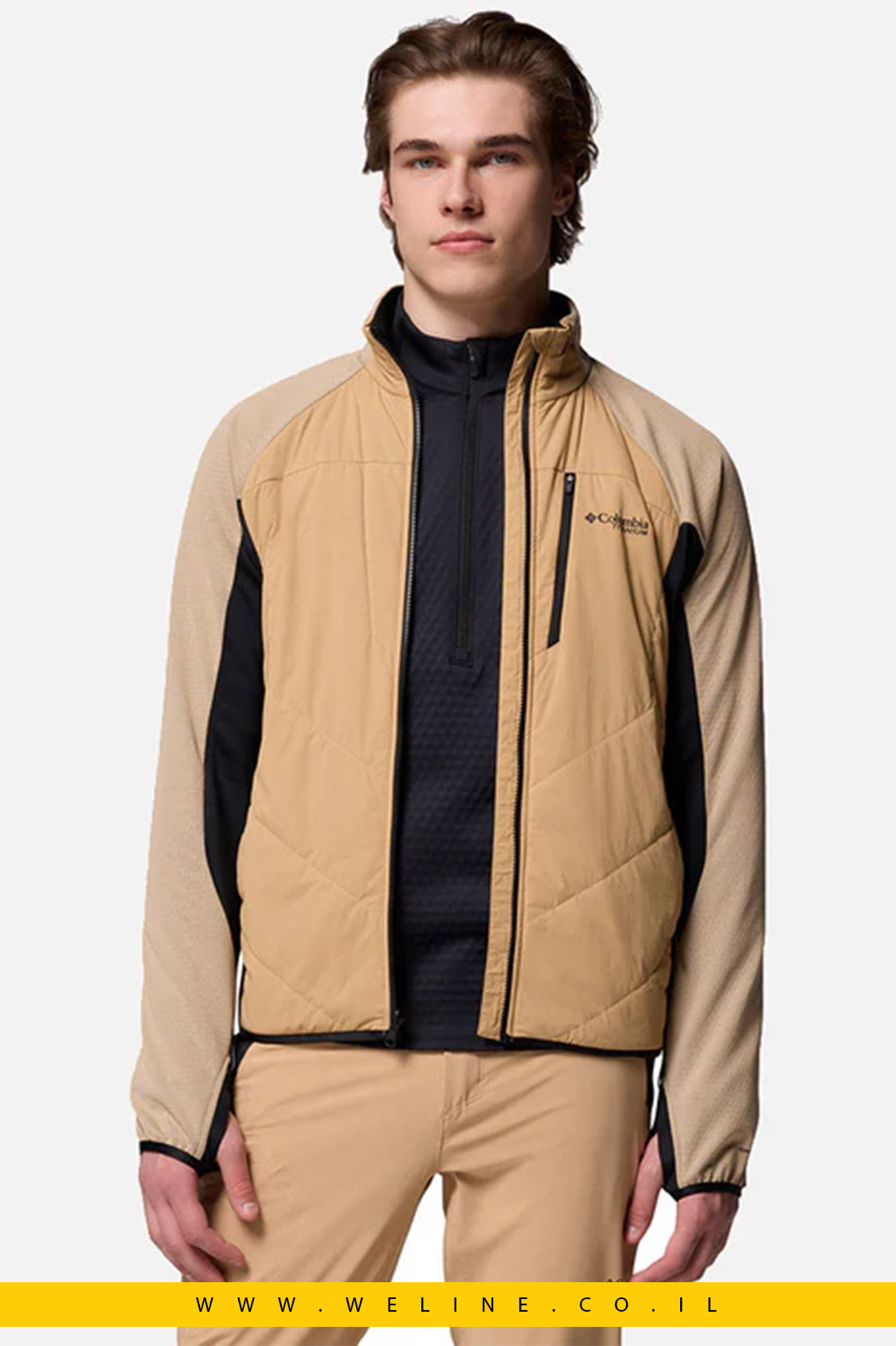 ג'קט לגברים Arctic Crest Hybrid Full Zip – גזרת Active Fit