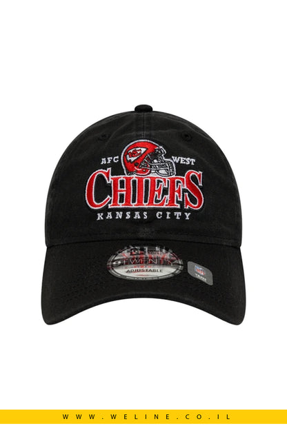 כובע New Era NFL Kansas City Chiefs Helmet 9TWENTY – שחור | יוניסקס