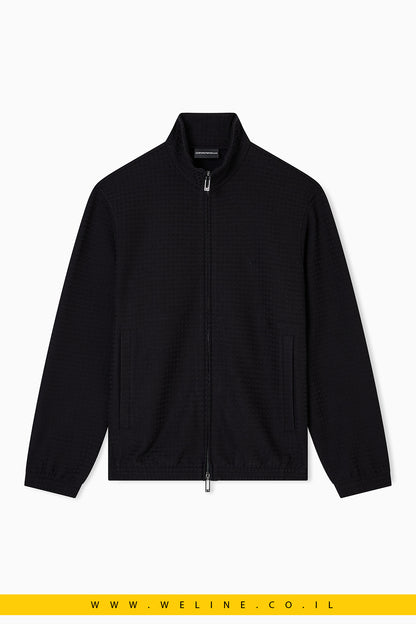 קפוצ'ון ASV עם רוכסן מלא מבד ג'אקארד תערובת ליאוסל