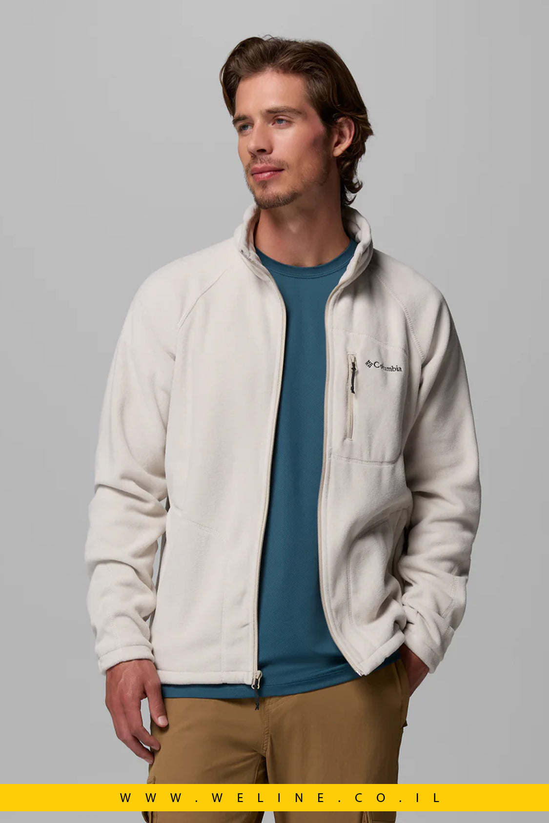 מעיל פליס לגברים – Fast Trek Full Zip