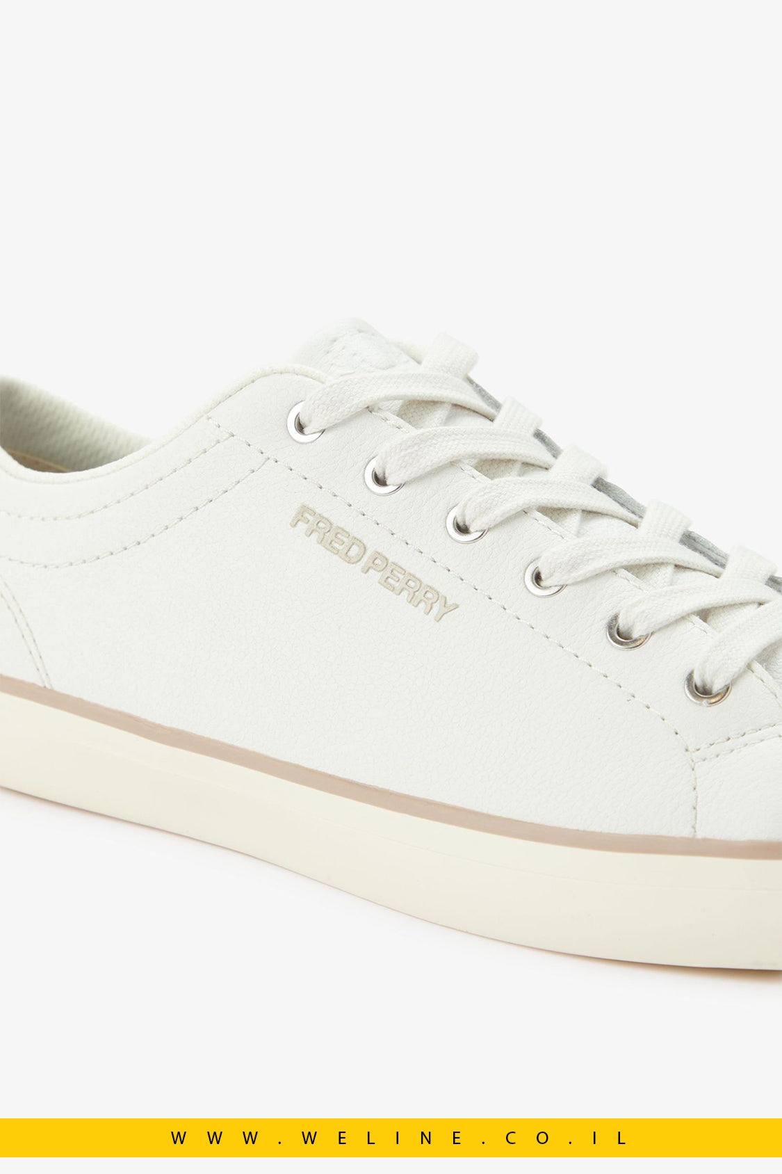 נעלי עור מרקם בסגנון טניס קלאסי לגברים – Baseline Leather